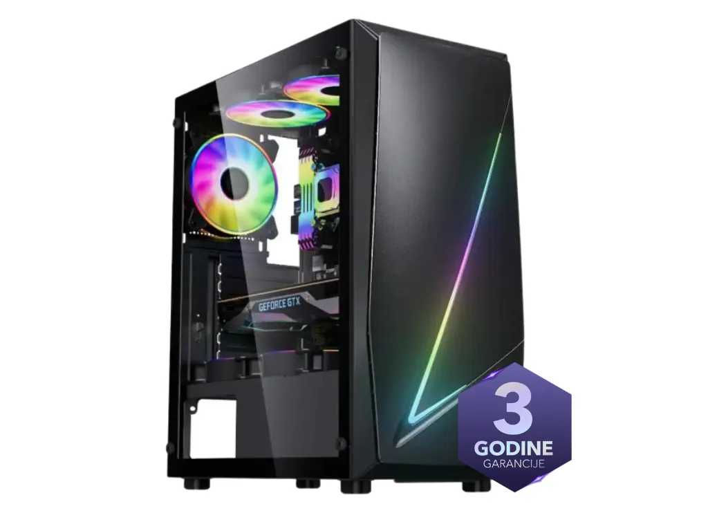 CT Computers Racunar CTPC Ryzen 5 7500F/A620/32GB/1TB/RTX4060/3Y/igrice/studiranje/programiranje Slika 1